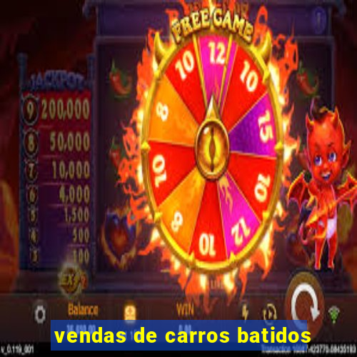 vendas de carros batidos