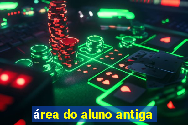 área do aluno antiga