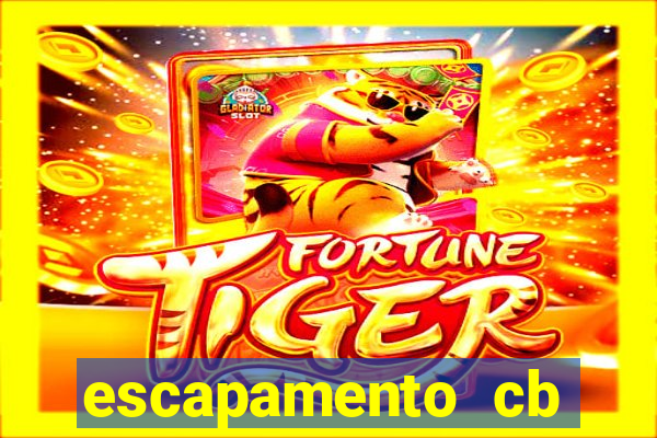 escapamento cb twister 250
