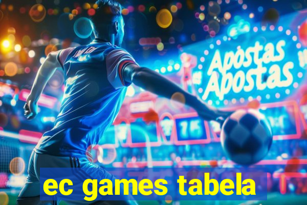 ec games tabela