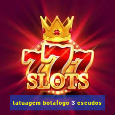 tatuagem botafogo 3 escudos