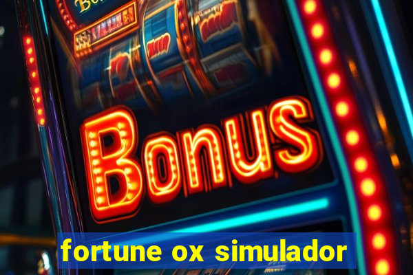 fortune ox simulador