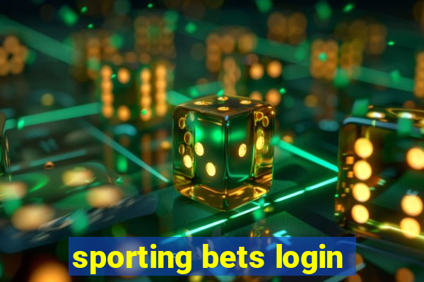sporting bets login