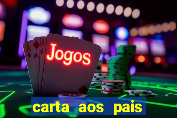 carta aos pais rubem alves