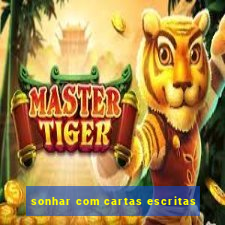 sonhar com cartas escritas