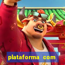 plataforma com chuva de dinheiro