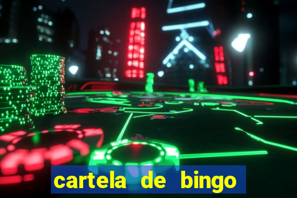 cartela de bingo 75 para imprimir