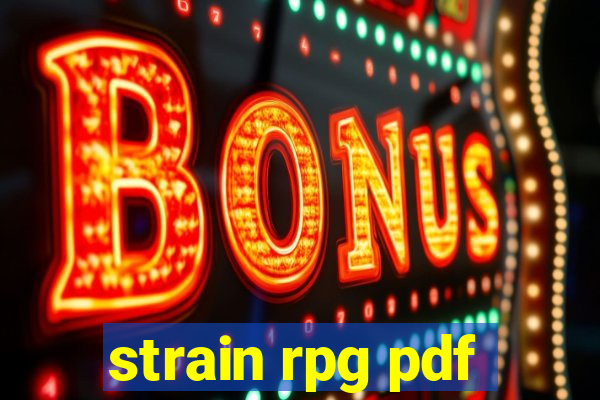 strain rpg pdf