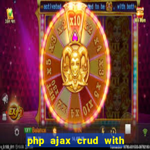 php ajax crud with datatables and bootstrap modals