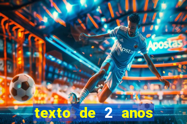 texto de 2 anos de namoro