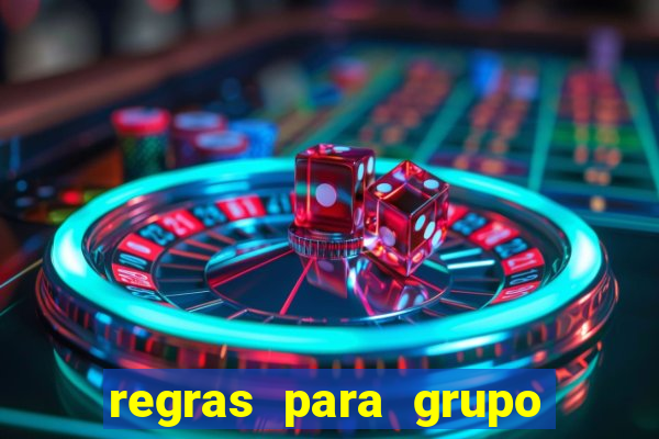 regras para grupo de futebol no whatsapp
