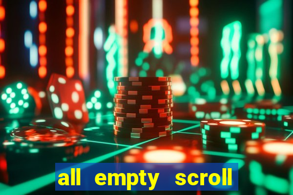 all empty scroll fear and hunger