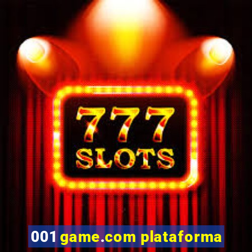 001 game.com plataforma