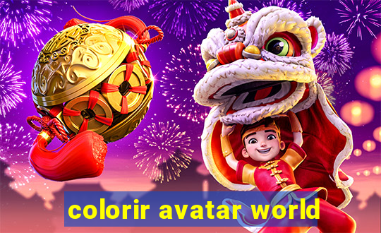 colorir avatar world